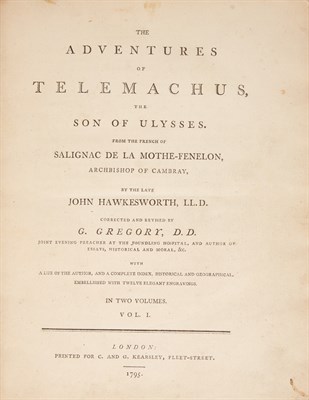 Lot 84 - [FENELON, FRANCOIS] HAWKESWORTH, JOHN The...