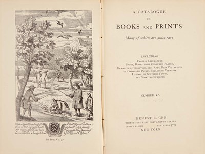 Lot 154 - [DERRYDALE PRESS] GEE, ERNEST R. A Catalogue...