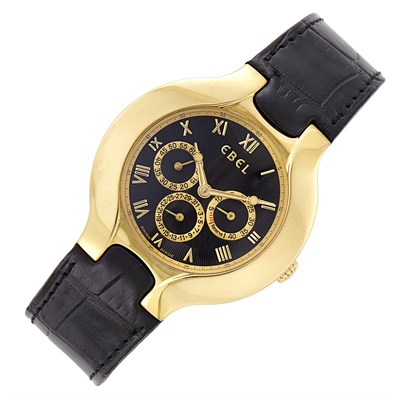 Lot 482 - Gold 'Lichine' Wristwatch, Ebel