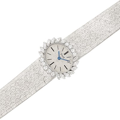 Lot 90 - White Gold and Diamond Wristwatch, Piaget