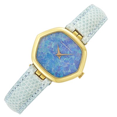 Lot 203 - Gold and Opal Wristwatch, Audemars Piguet