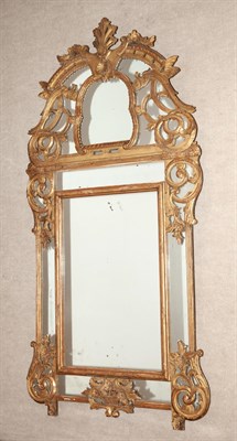 Lot 312 - Louis XV Style Giltwood Mirror Height 5 feet 1...