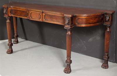 Lot 535 - Regency Mahogany Sideboard Table in the manner...