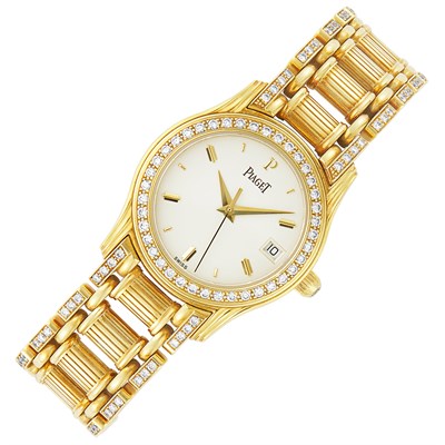 Lot 227 - Gold and Diamond 'Dancer' Wristwatch, Piaget