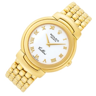 Lot 49 - Gold 'Cellini' Wristwatch, Rolex
