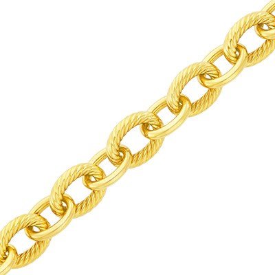Lot 11 - Gold Link Bracelet, David Yurman