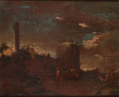 Lot 53 - North Italian School 18th Century Figures in a...