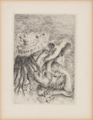 Lot 131 - Pierre-Auguste Renoir (1841-1919) LE CHAPEAU...