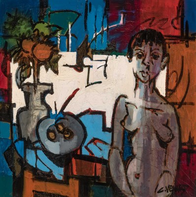 Lot 2032 - Claude Venard French, 1913-1999 Untitled, 1983...