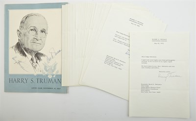 Lot 194 - [TRUMAN, HARRY S.] A collection of...
