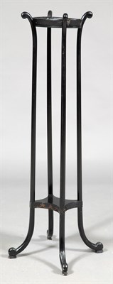Lot 196 - Pair of Regency Style Black Painted and...