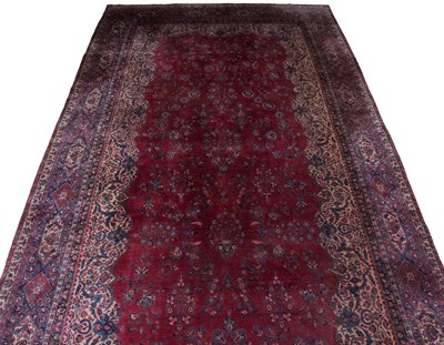 Lot 599 - Manchester Kashan Carpet Central Iran, first...