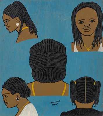 Lot 64 - Two West African Barbershop/Hairdresser Signs...
