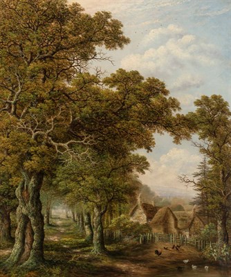 Lot 64 - Attributed to Charles Leaver A Cottage in the...