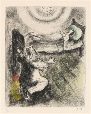 Lot 25 - Marc Chagall L'ENFANT RESSUSCITÉ PAR ÉLIE (SEE...