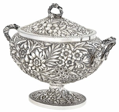 Lot 324 - Baltimore Sterling Silver Covered Soup Tureen...