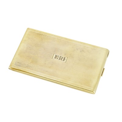 Lot 387 - Gold Cigarette Case