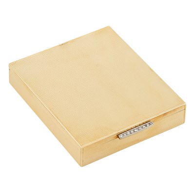 Lot 385 - Gold, Platinum and Diamond Case