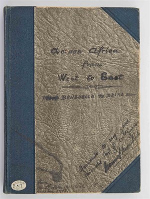Lot 283 - NUNES CORREA, MANUEL Across Africa from West...