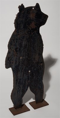 Lot 243 - Bear-Form Metal Shooting Gallery Target Circa...