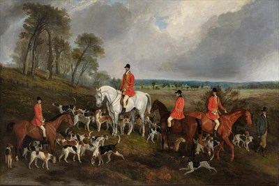 Lot 5 - Richard Barrett Davis British, 1782-1854 Meet...