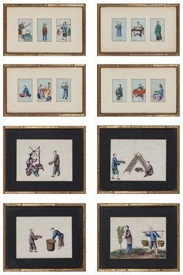 Lot 77 - Chinese School 19th/20th Century Figures in...