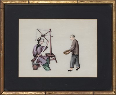 Lot 77 - Chinese School 19th/20th Century Figures in...