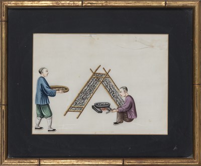 Lot 77 - Chinese School 19th/20th Century Figures in...