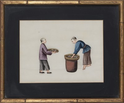 Lot 77 - Chinese School 19th/20th Century Figures in...