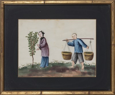 Lot 77 - Chinese School 19th/20th Century Figures in...