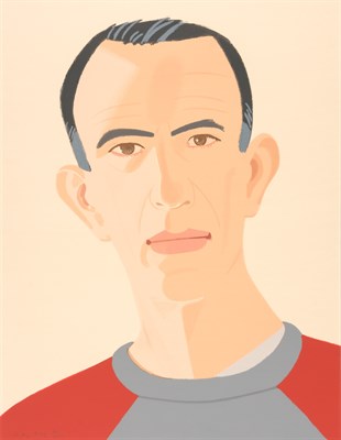 Lot 87 - Alex Katz SWEATSHIRT II (SELF PORTRAIT) (S....