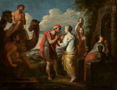 Lot 20 - Venetian School 18th Century Rebecca at the...