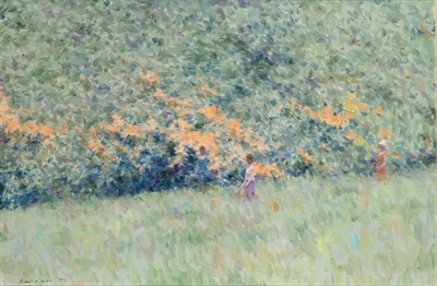 Lot 1045 - Andre Gisson American, 1921-2003 Figures in a...