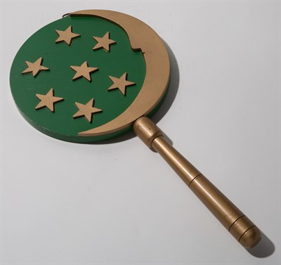 Lot 263 - Mystical 'Moon and Stars' Fraternal Paddle...