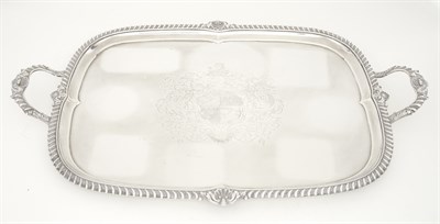 Lot 296 - George IV Sterling Silver Two-Handled Tray...