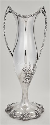 Lot 341 - International Sterling Silver Floor Vase 20th...