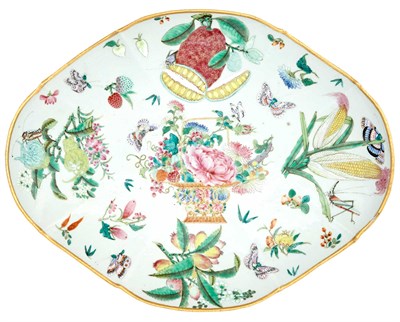 Lot 299 - A Chinese Famille Rose Enamel-Decorated and...