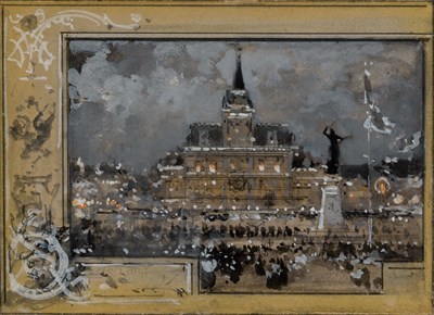Lot 19 - Luigi Loir French, 1845-1916 Fete Devant...