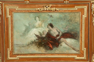Lot 483 - French Ormolu-Mounted Tulipwood, Kingwood,...