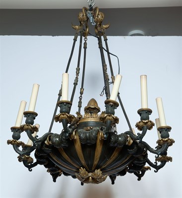 Lot 340 - Louis Phillippe Gilt and Patinated Metal...