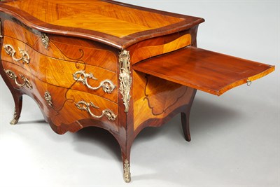 Lot 480 - Dutch Rococo Kingwood and Marquetry Gilt-Metal-...
