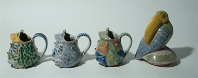 Lot 100 - Group of Three Mexican Painted Ceramic...