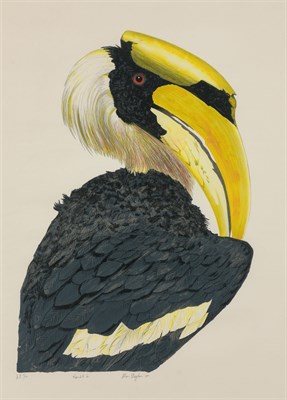 Lot 79 - Allen Blagden (b. 1938) HORNBILL I; HORNBILL...