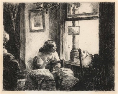 Lot 82 - Edward Hopper (1882-1967) EAST SIDE INTERIOR...