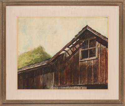 Lot 1066 - Jamie Wyeth American, b. 1946 Barn Roof Signed...