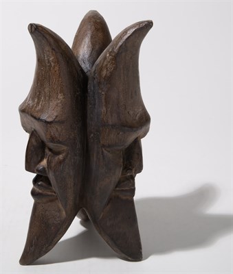 Lot 275 - Moon-Face Stand with World Globe Tripartite...