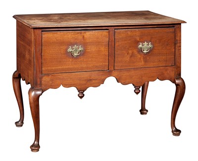 Lot 416 - Queen Anne Walnut Side Table Possibly Southern...