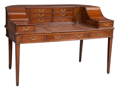 Lot 292 - George III Style Inlaid Mahogany Carlton House...