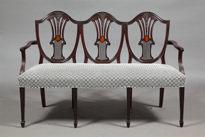 Lot 538 - George III Style Upholstered Mahogany...