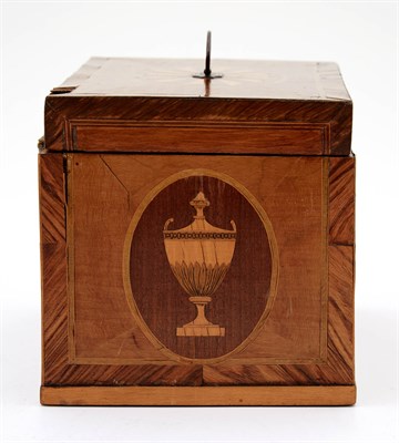 Lot 451 - George III Harewood, Tulipwood and Satinwood...